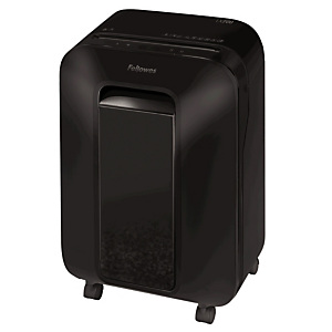 Fellowes Destructeur de documents LX200 coupe croisée DIN P4 - 12 feuilles - corbeille 22L Fellowes Destructeur de documents LX200 coupe croisée DIN P4 - 12 feuilles - corbeille 22L