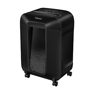 Fellowes Destructeur de documents LX85 coupe croisée DIN P4 - 12 feuilles - Corbeille 19L - Noir Fellowes Destructeur de documents LX85 coupe croisée DIN P4 - 12 feuilles - Corbeille 19L - Noir