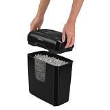 Fellowes Destructeur de documents Powershred 6C coupe croisée DIN P4 - 6 feuilles - corbeille 11L Fellowes Destructeur de documents Powershred 6C coupe croisée DIN P4 - 6 feuilles - corbeille 11L