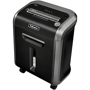 Fellowes Destructeur de documents Powershred 79Ci coupe croisée DIN P4 - 16 feuilles - corbeille 23L Fellowes Destructeur de documents Powershred 79Ci coupe croisée DIN P4 - 16 feuilles - corbeille 23L