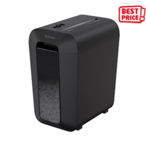 FELLOWES Distruggi documenti manuale a frammento LX65, 10 fogli, Uso moderato 1 utente, Cestino 22 litri, Nero FELLOWES Distruggi documenti manuale a frammento LX65, 10 fogli, Uso moderato 1 utente, Cestino 22 litri, Nero