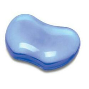 FELLOWES, Ergonomia e pulizia, Pad poggiapolsi trasparente blu, 91177-72