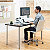 Fellowes Estación de trabajo Sit-Stand Lotus™ DX, 13,97 x 83,19 x 61,60 cm, blanco - 4