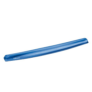 Fellowes Gel Crystal Almohadilla reposamuñecas para teclado, azul Fellowes Gel Crystal Almohadilla reposamuñecas para teclado, azul