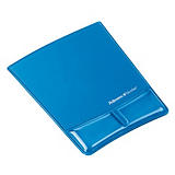 Fellowes Health-V™ Crystal Alfombrilla de ratón y reposamuñecas, azul Fellowes Health-V™ Crystal Alfombrilla de ratón y reposamuñecas, azul
