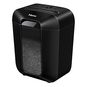 FELLOWES LX41 Distruggi documenti a mini frammento, 8 fogli, Uso moderato 1 utente, Cestino 17 litri, Nero FELLOWES LX41 Distruggi documenti a mini frammento, 8 fogli, Uso moderato 1 utente, Cestino 17 litri, Nero