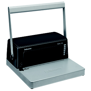Fellowes Metal 100 Encuadernadora Manual de espiral metálica, 450 hojas (80 g/m²) con espiral de 50 mm, A4 Fellowes Metal 100 Encuadernadora Manual de espiral metálica, 450 hojas (80 g/m²) con espiral de 50 mm, A4