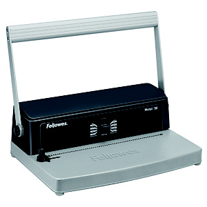 Fellowes Metal 50 Encuadernadora Manual de espiral metálica, 450 hojas (80 g/m²) con espiral de 50 mm, A4 Fellowes Metal 50 Encuadernadora Manual de espiral metálica, 450 hojas (80 g/m²) con espiral de 50 mm, A4