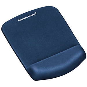 FELLOWES Mousepad con poggiapolsi Plus Touch, Blu