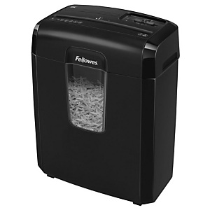 Fellowes Powershred® 8C, Distruggi documenti taglio a frammenti, 8 fogli, 14 litri, Distrugge graffette, punti metallici, carte di credito Fellowes Powershred® 8C, Distruggi documenti taglio a frammenti, 8 fogli, 14 litri, Distrugge graffette, punti metallici, carte di credito