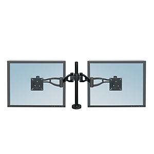 Fellowes Professional Series Braccio doppio per monitor con profondità regolabile, Fino a 27" Fellowes Professional Series Braccio doppio per monitor con profondità regolabile, Fino a 27"