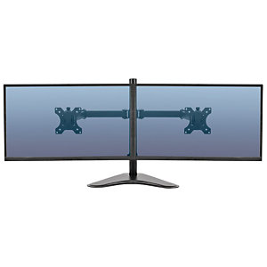 FELLOWES Professional Series™ Bras porte-écran sur pied - 2 écrans, accepte écran 32' pesant jusqu'à 8 kg x2
