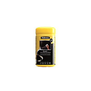 Fellowes Salviette pulizia schermo<BR> Fellowes Salviette pulizia schermo<BR>