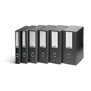 FELLOWES Scatola progetto Plus Vip - 34,5x24,5 cm - dorso 15 cm - grigio antracite - Fellowes FELLOWES Scatola progetto Plus Vip - 34,5x24,5 cm - dorso 15 cm - grigio antracite - Fellowes