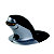 Fellowes Souris verticale Penguin sans fil taille Médium - Noir / Argent - 2