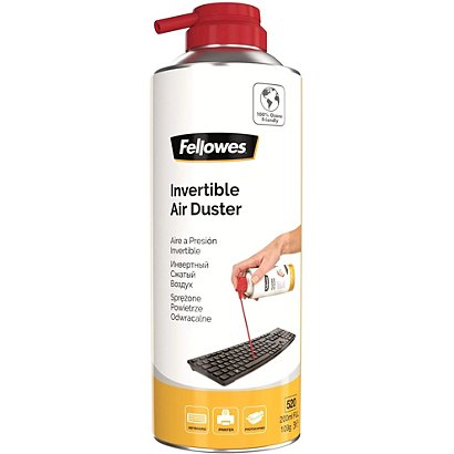 Fellowes Spray de aire comprimido, invertible, libre de HFC, inflamable, 200 ml. - 1