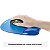FELLOWES Tappetino mouse con poggiapolsi in gel Crystal, Blu - 5
