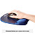 FELLOWES Tappetino mouse con poggiapolsi Memory, Blu - 4