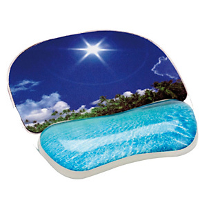 Fellowes Tappetino mouse "Photo gel" - Spiaggia Fellowes Tappetino mouse "Photo gel" - Spiaggia