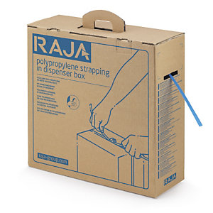 Feuillard polypropylène en boîte distributrice RAJA