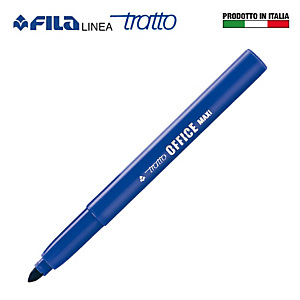 FILA Pennarelli "Tratto office " - Colore blu - Punta grossa (confezione 12 pezzi) FILA Pennarelli "Tratto office " - Colore blu - Punta grossa (confezione 12 pezzi)