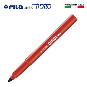 FILA Pennarelli "Tratto office " - Colore rosso - Punta grossa (confezione 12 pezzi) FILA Pennarelli "Tratto office " - Colore rosso - Punta grossa (confezione 12 pezzi)