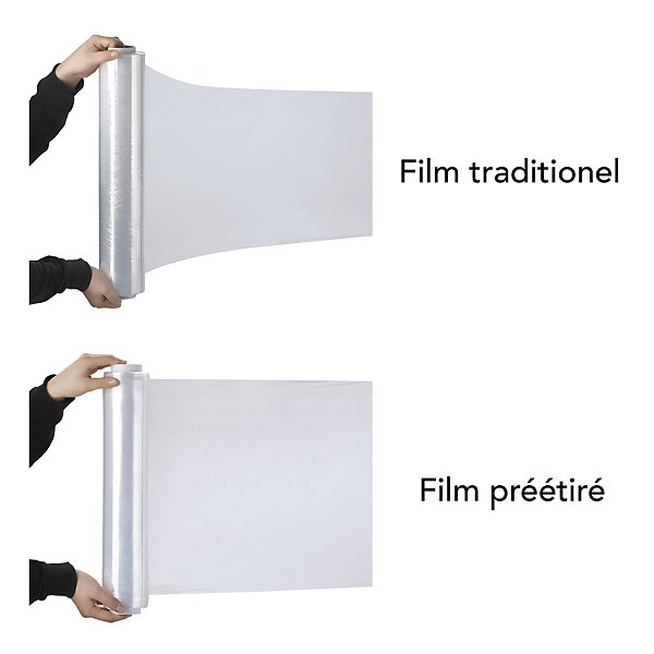Film préétiré soufflé 7 microns 450mmx300m - 3