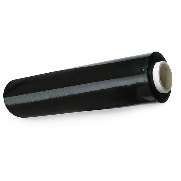 Film étirable manuel cast noir opaque RAJA 23 microns 300 m - 3