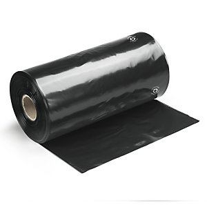 Film tubolare nero in plastica 100% riciclata 100 micron