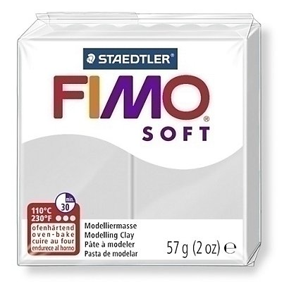 FIMO Soft Pasta Modelar, color Gris delfín 57 gr.