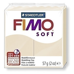 FIMO Soft Pasta Modelar, color Sahara 57 gr.
