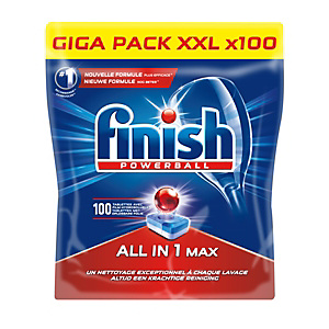 Finish Powerball All in One Max Tablettes Lave-vaisselle 100 doses