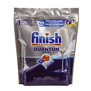 FINISH Tablettes lave-vaisselle cycle long Finish Quantum All in 1, sachet de 35 FINISH Tablettes lave-vaisselle cycle long Finish Quantum All in 1, sachet de 35