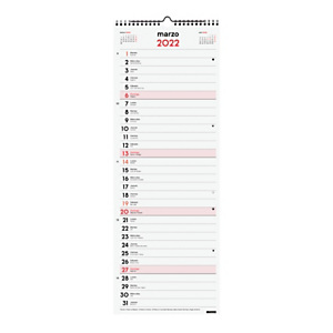 FINOCAM Calendario anual de pared 2022, formato largo, 155 x 430 mm, castellano FINOCAM Calendario anual de pared 2022, formato largo, 155 x 430 mm, castellano
