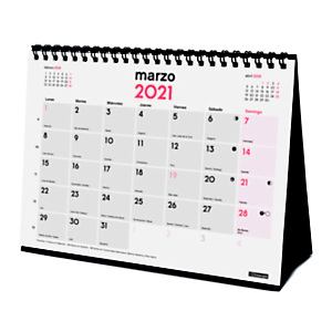 FINOCAM Calendario anual de sobremesa 2021, con espacio diario para anotaciones, 210 x 150 mm, castellano FINOCAM Calendario anual de sobremesa 2021, con espacio diario para anotaciones, 210 x 150 mm, castellano