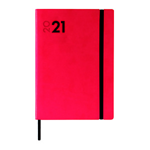FINOCAM Mara Agenda semana-vista 2021, 140 x 204 mm, castellano, rojo FINOCAM Mara Agenda semana-vista 2021, 140 x 204 mm, castellano, rojo