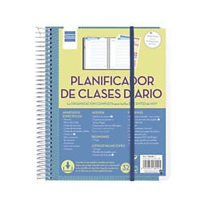 FINOCAM Planificador de clases diario Docente, A5, castellano FINOCAM Planificador de clases diario Docente, A5, castellano