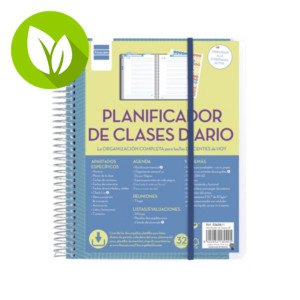 FINOCAM Planificador de clases diario Docente, A5, castellano