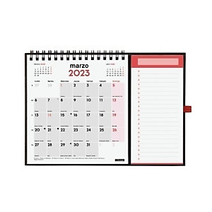 FINOCAM XS Calendario con iman 2023, mes vista, para escribir, 140 x 150 mm, castellano