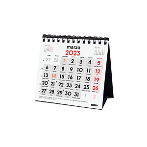 FINOCAM XXS Calendario anual de sobremesa 2023, números grandes, 110 x 100 mm, castellano