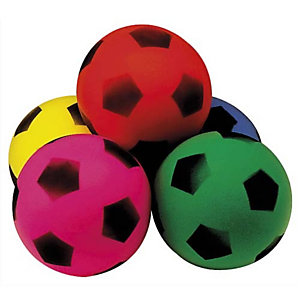 FIRST LOISIR Balle en mousse diamètre 12 cm, 40 g, coloris assortis