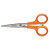FISKARS Ciseaux Classic Micro-Tip Orange ambidextre, Longueur 13 cm pour travaux minutieux et spécifiques - 1