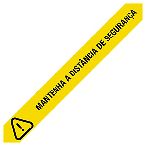 Fita adesiva de distanciamento social Fita adesiva de distanciamento social