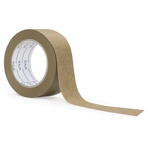 Fita adesiva de papel kraft standard 57 gr/m² RAJA 48mm x 50m - 3