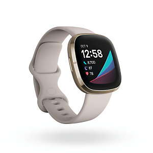 Fitbit Sense, AMOLED, Pantalla táctil, Wifi, GPS (satélite), 30 g FB512GLWT