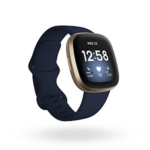 Fitbit Versa 3, AMOLED, Pantalla táctil, Wifi, GPS (satélite), 30 g FB511GLNV
