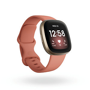 Fitbit Versa 3, AMOLED, Pantalla táctil, Wifi, GPS (satélite), 30 g FB511GLPK