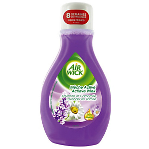 Flacon mèche 2 en 1 Airwick lavande et camomille 375 ml Flacon mèche 2 en 1 Airwick lavande et camomille 375 ml