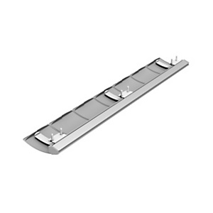 Flap canalina orizzontale, 65 cm, Grigio alluminio Flap canalina orizzontale, 65 cm, Grigio alluminio