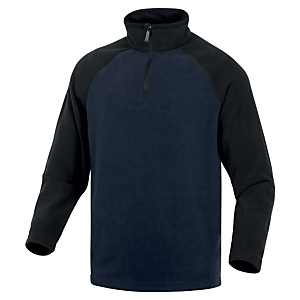 Fleece onderhemd Delta Plus Alma blauw en zwart, maat XL